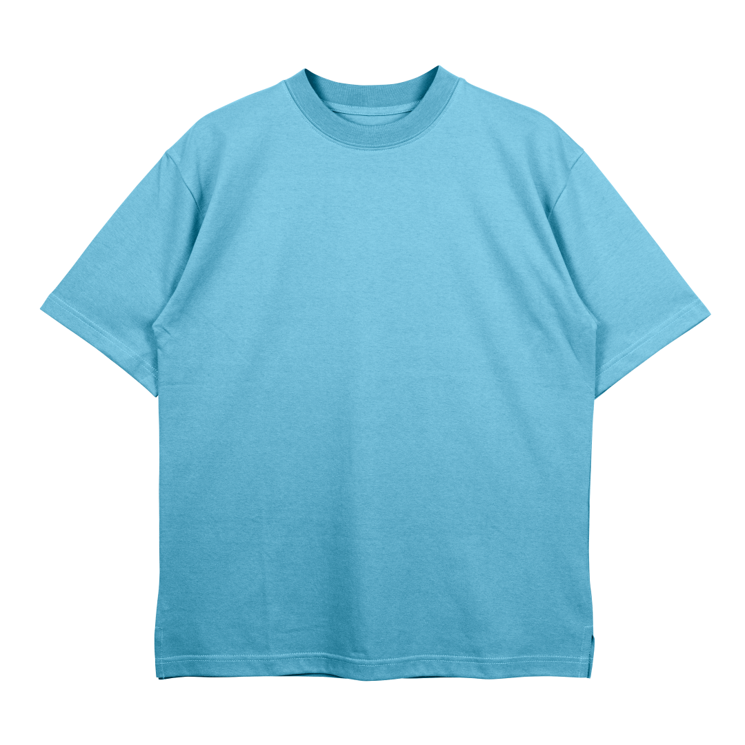 Baby Blue - Terry Oversize T Shirt