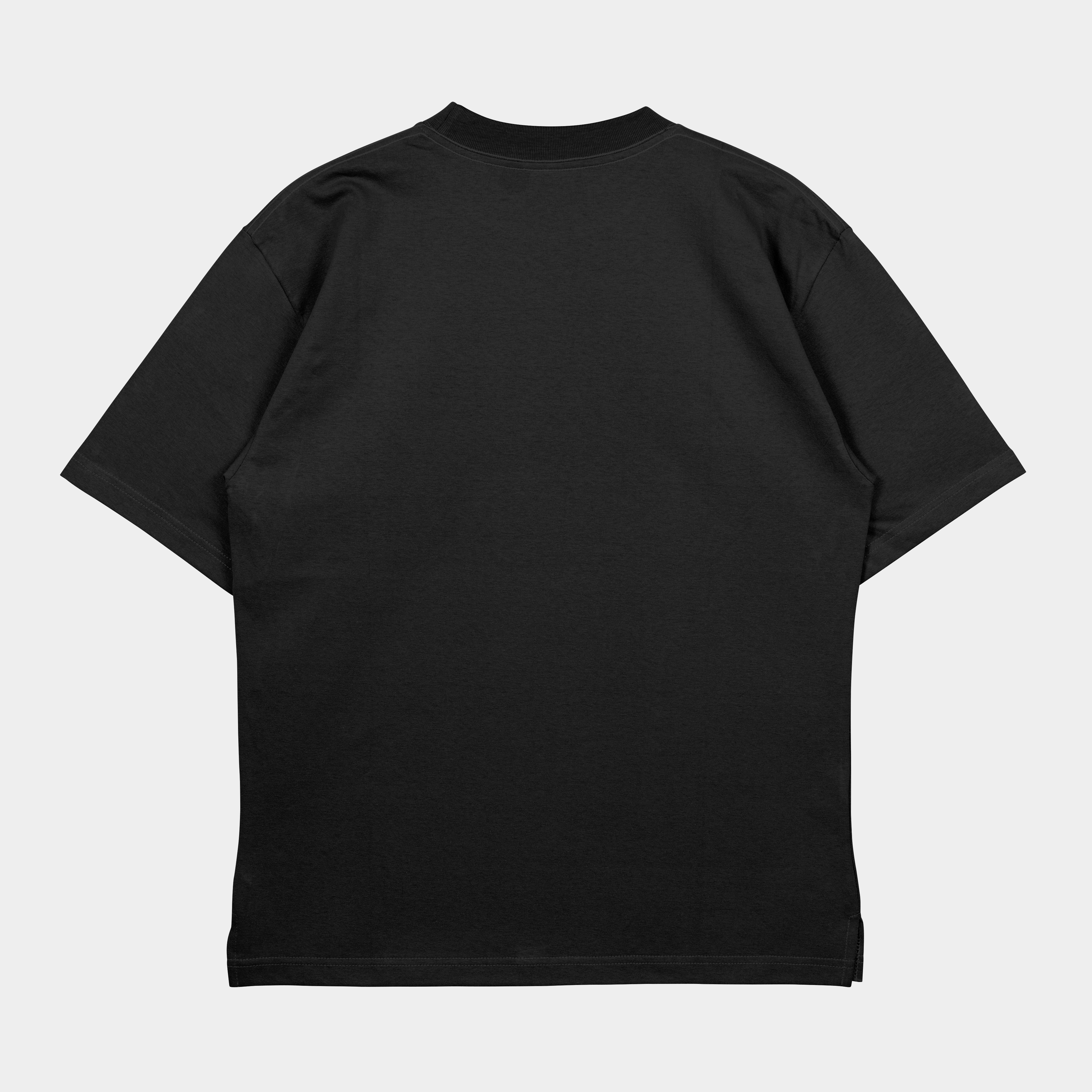 Heavy Weight Unisex Black Oversize T-Shirt