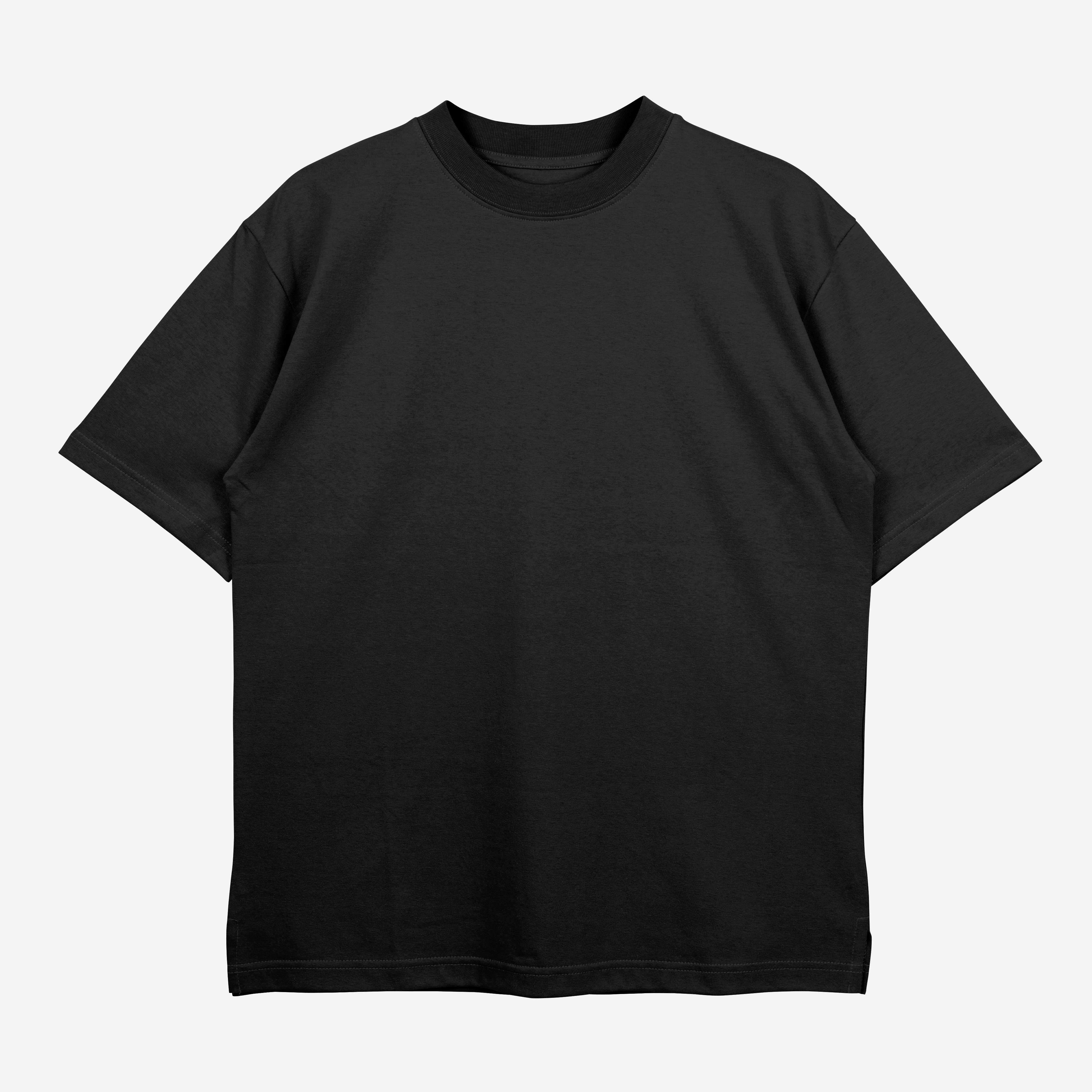 Heavy Weight Unisex Black Oversize T-Shirt