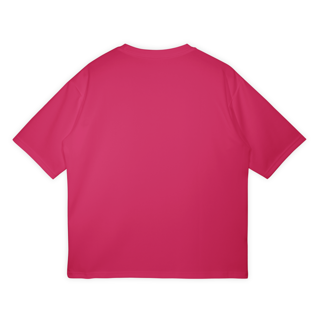 Chill Out - Unisex Hot Pink Oversize T-Shirt