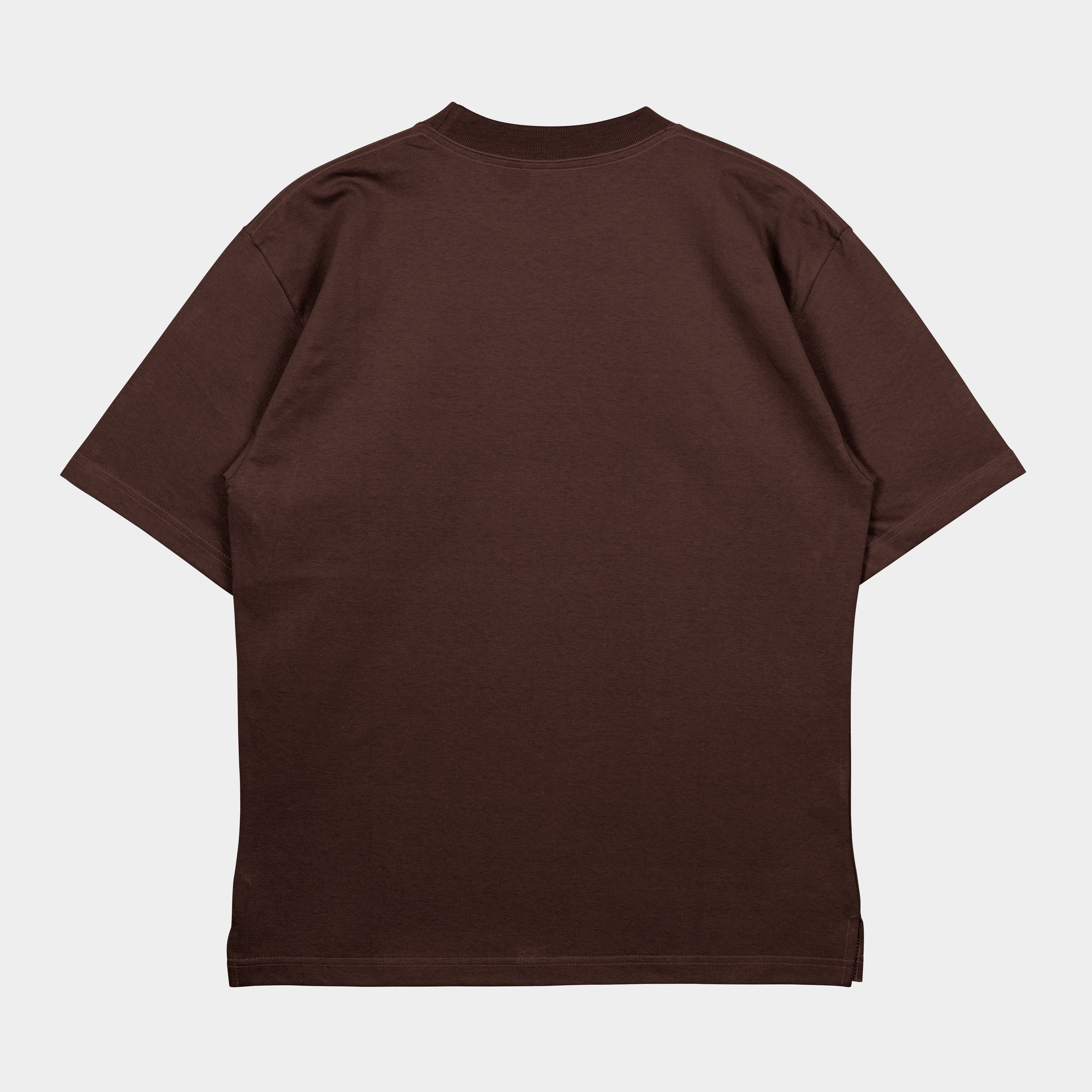 Heavy Weight Unisex Chocolate Brown Oversize T-Shirt