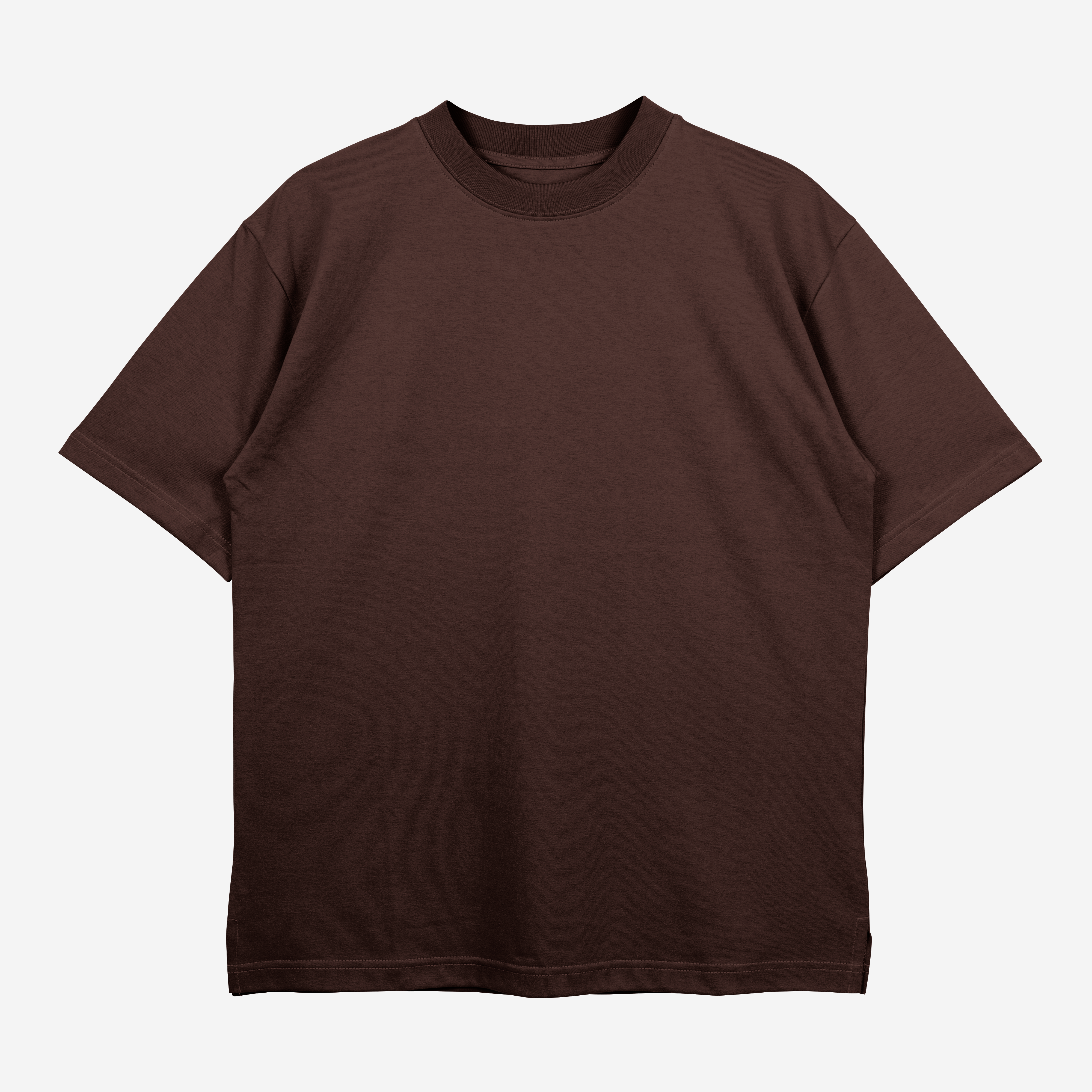 Heavy Weight Unisex Chocolate Brown Oversize T-Shirt