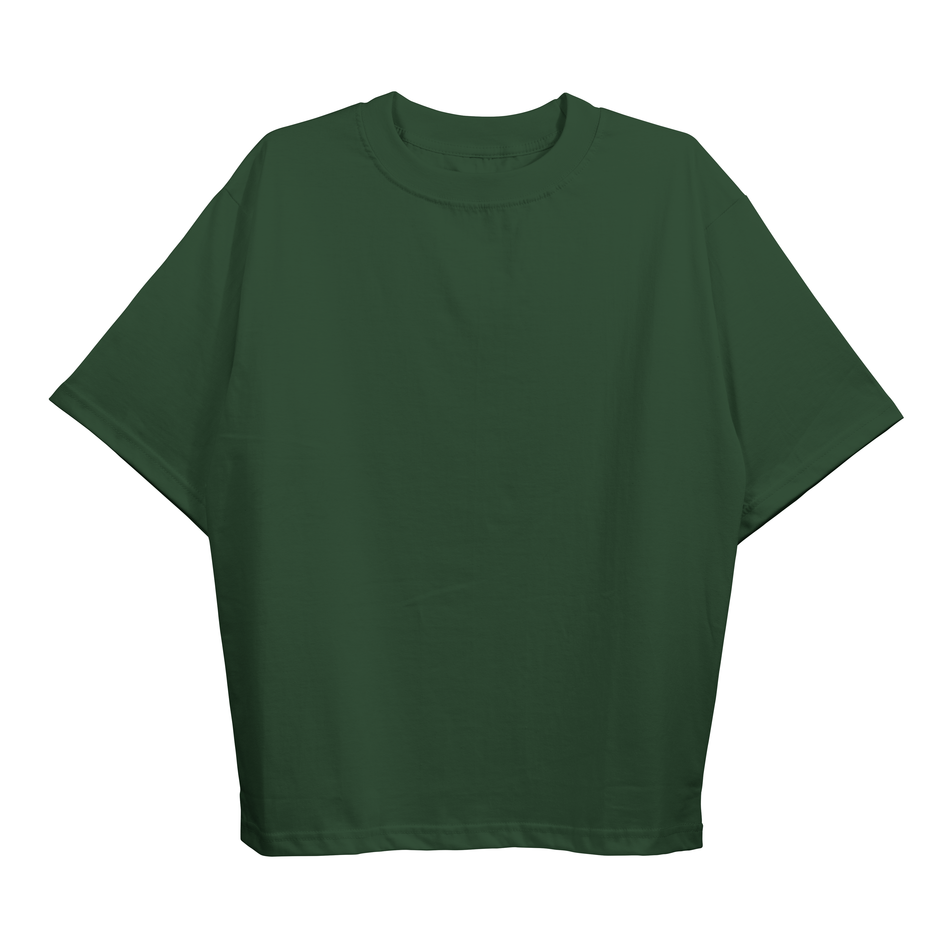 Heavy Weight Unisex Dark Green Oversize T-Shirt