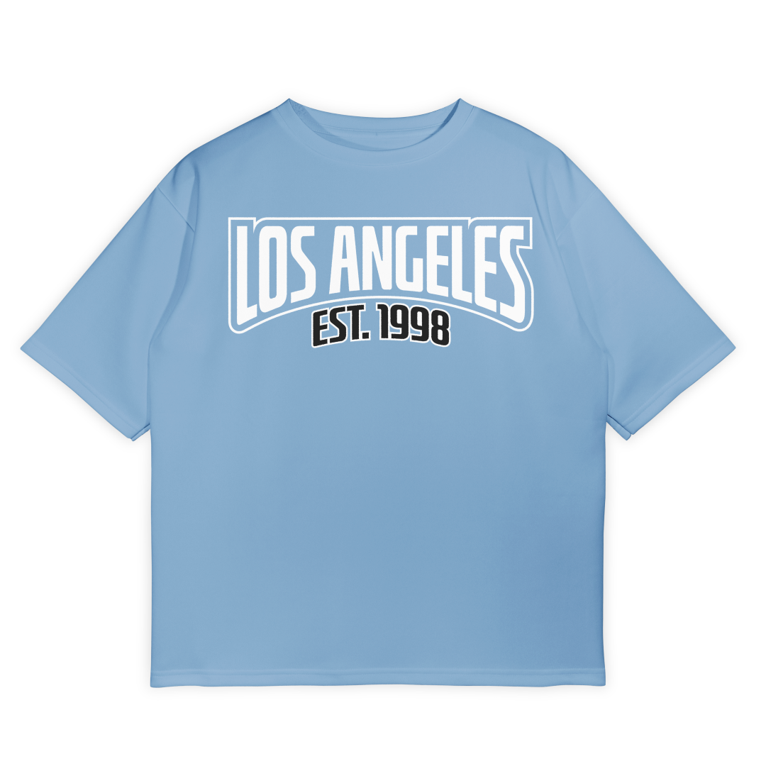 LA - Unisex Blue Oversize T-Shirt