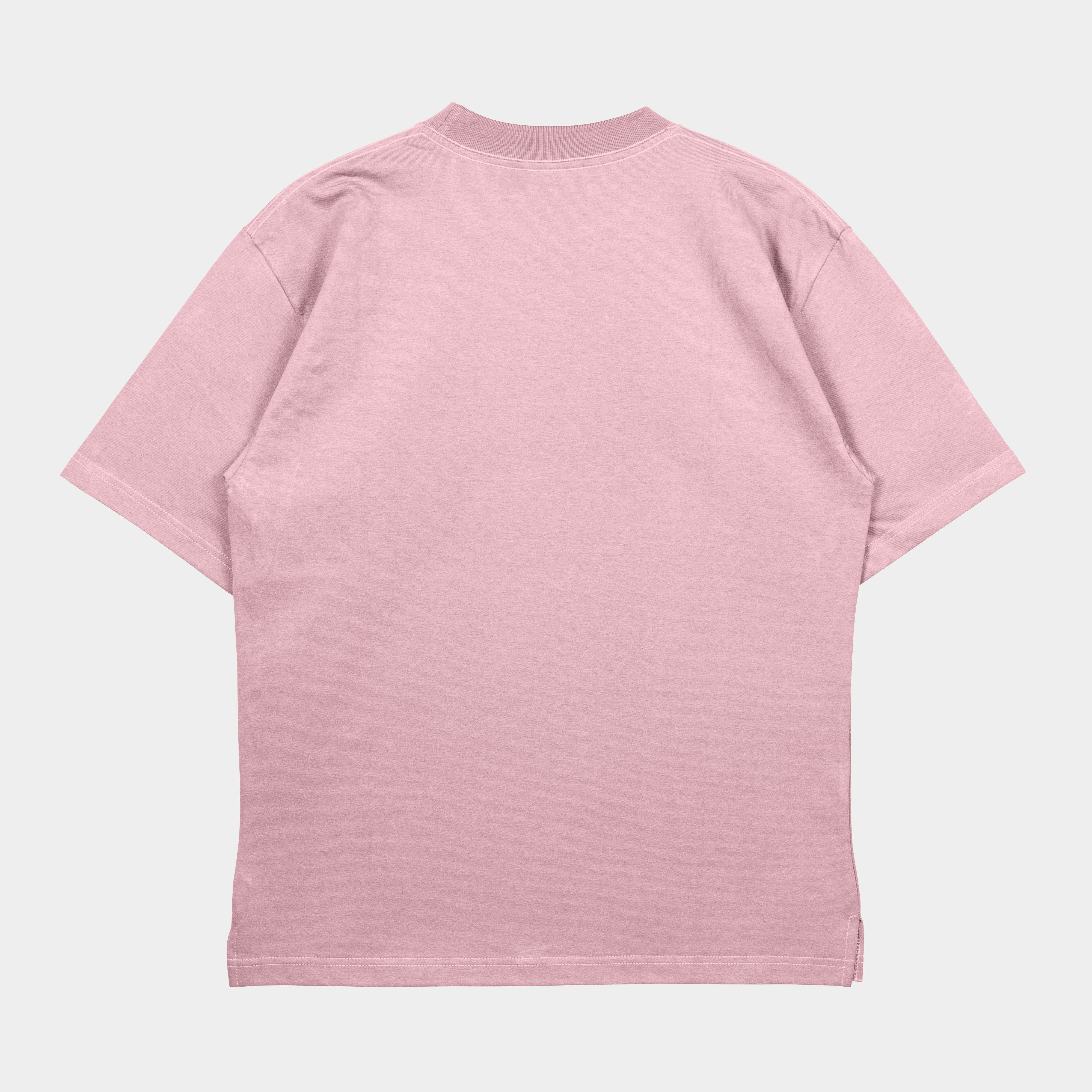 Heavy Weight Unisex Pink Oversize T-Shirt