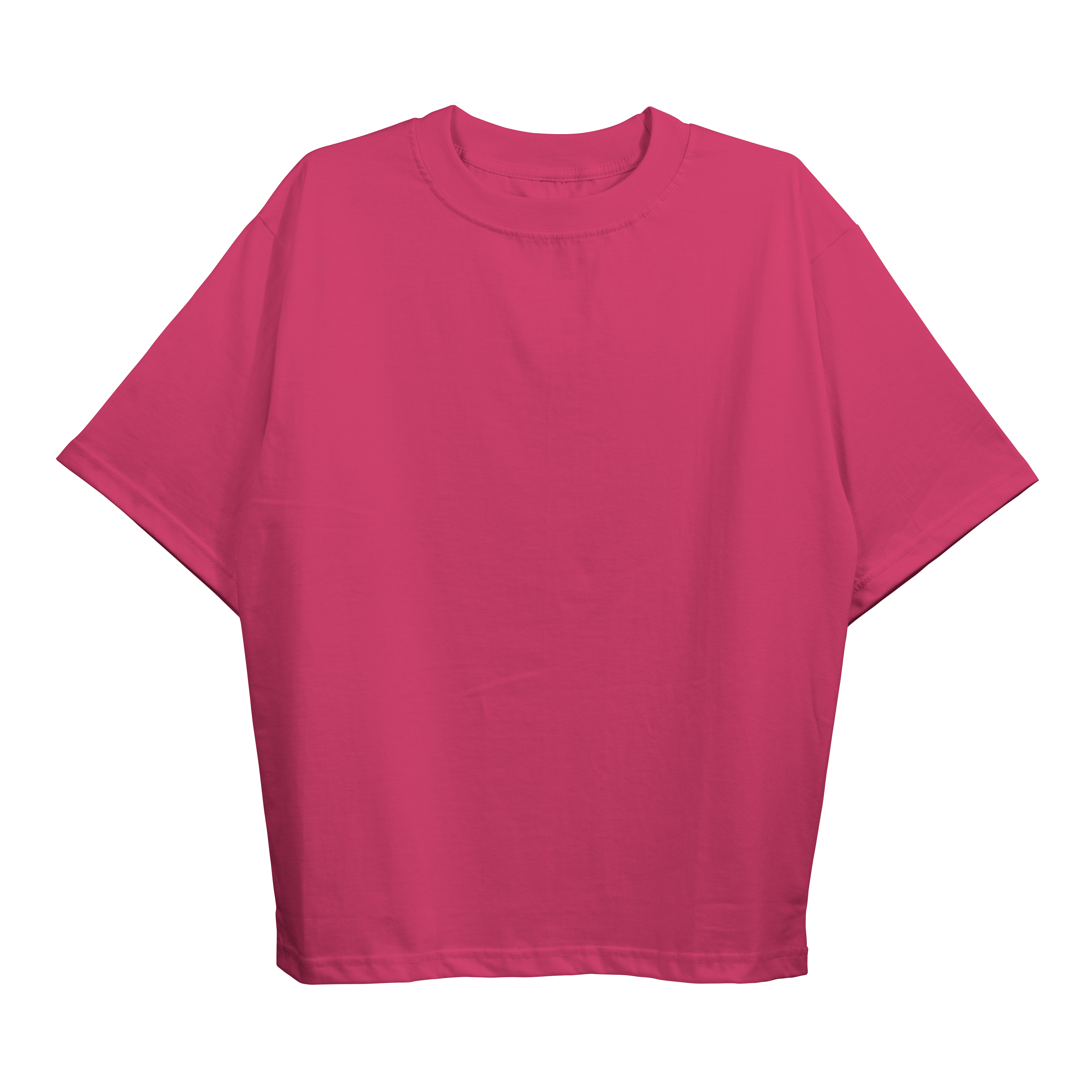 Heavy Weight Unisex Hot Pink Oversize T-Shirt