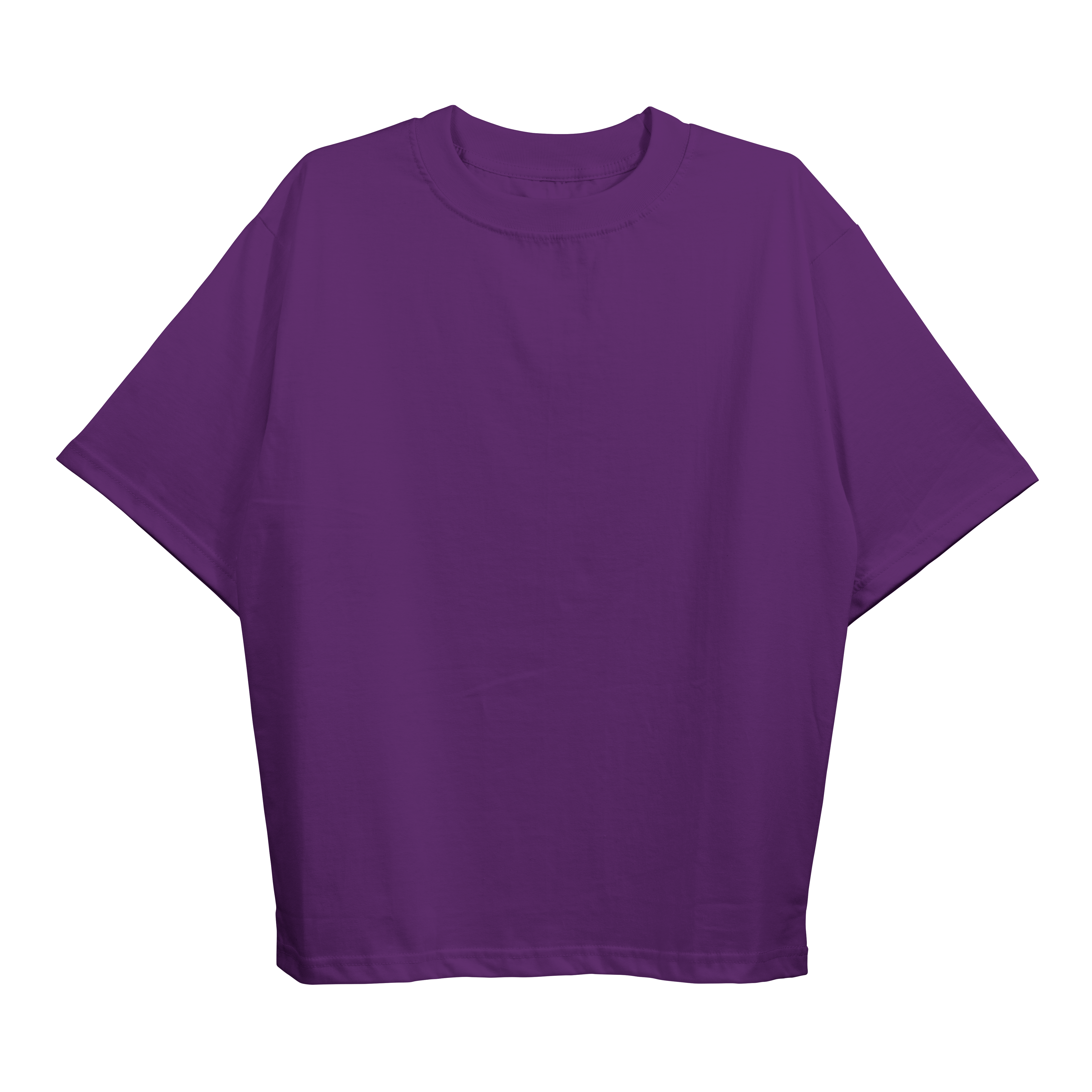 Heavy Weight Unisex Purple Oversize T-Shirt