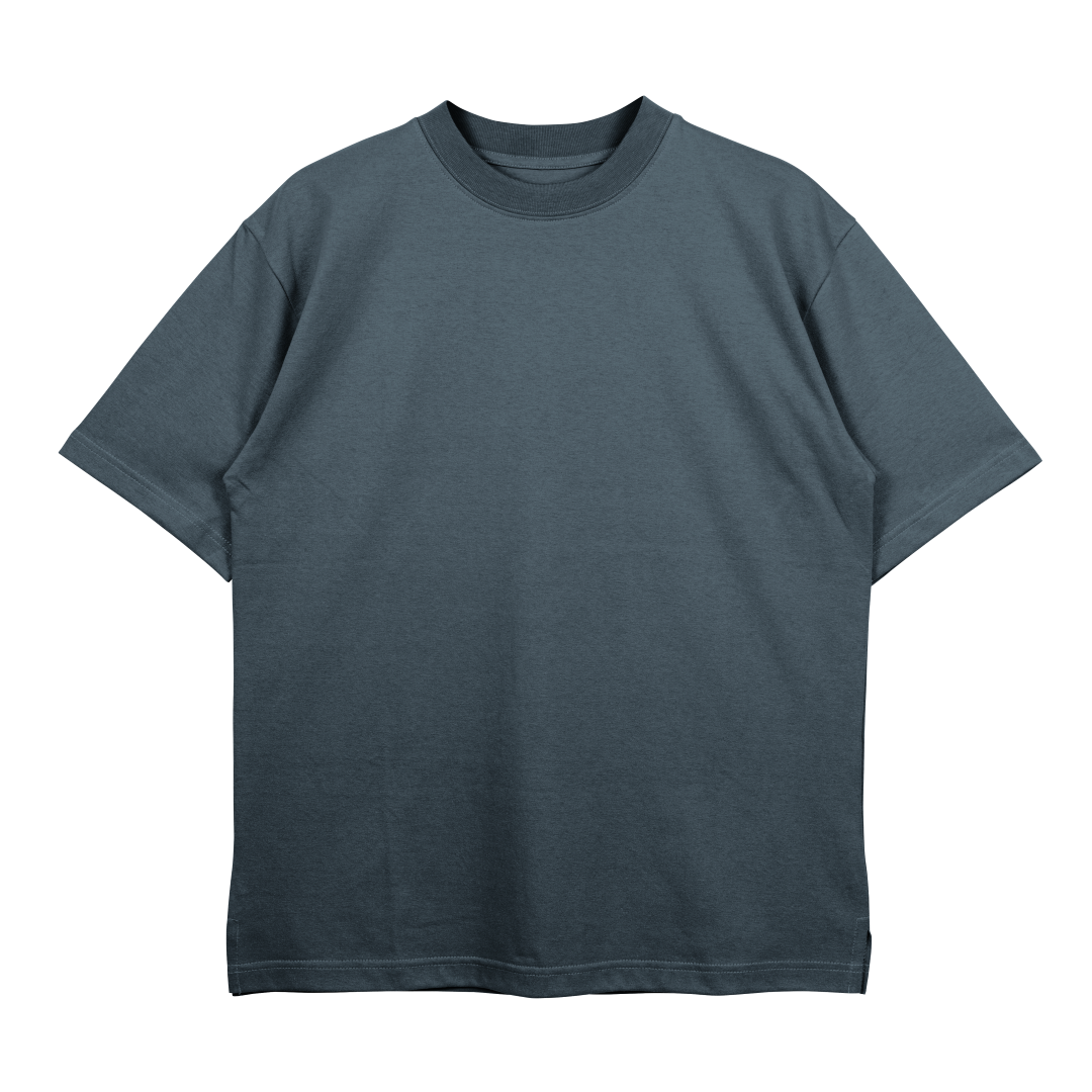 Slate Grey - Terry Oversize T Shirt